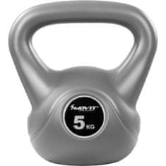 shumee Kettlebell činka šedá - 5 kg