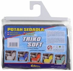 Greatstore Potah sedadla TRIKO SOFT přední - 1 ks, zelený