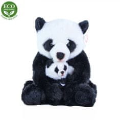 Rappa Plyšová panda s mládětem, 27 cm