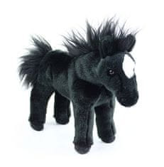 Rappa Plyšový kůň, černý, 28 cm
