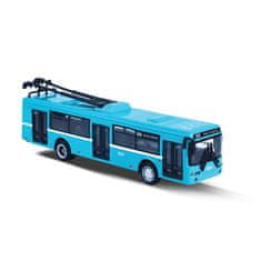 Rappa Kovový trolejbus, DPO Ostrava, modrý, 16 cm