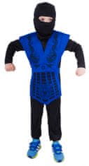 Rappa Dětský kostým modrý Ninja (M)
