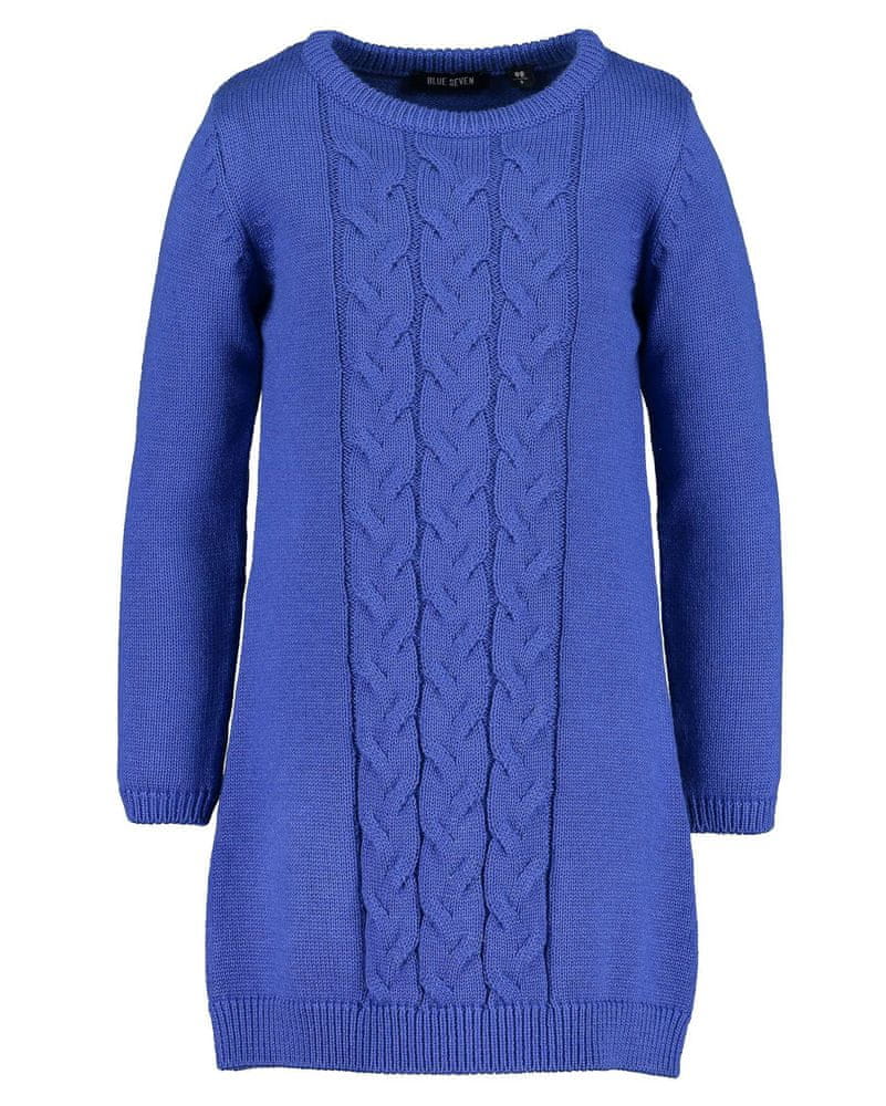 Blue Seven dívčí pletené šaty 773626 X_1 98 modrá