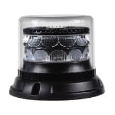 Stualarm PROFI LED maják 12-24V 24x3W červený čirý 133x110mm, ECE R10 (911-C24fredCl)