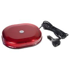 Stualarm Rampa červená, 32LEDx3W, magnet, 12-24V, 200mm, ECE R10 (kf18Mred)