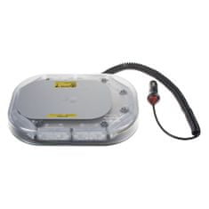 Stualarm Rampa oranžová, 30LEDx3W, magnet, 12-24V, 260mm, ECE R65 (kf21m)