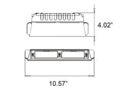 Stualarm PROFI výstražné LED světlo vnitřní, 12-24V, modré, ECE R65 (911-C4visorblu)