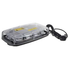 Stualarm Rampa oranžová, 30LEDx3W, magnet, 12-24V, 280mm, ECE R65 (kf16m)