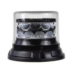 Stualarm PROFI LED maják 12-24V 24x3W modrý čirý 133x110mm, ECE R65 (911-C24fbluCl)