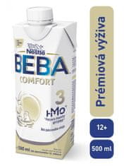 BEBA COMFORT 3 HM-O, batolecí tekutá mléčná výživa, 12x 500 ml