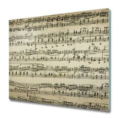 tulup.cz Skleněná krájecí deska Sheet music 2x30x52 cm