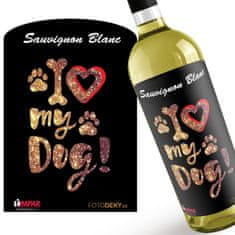 IMPAR SUBLIMACE Víno I love my dog - Bílé víno