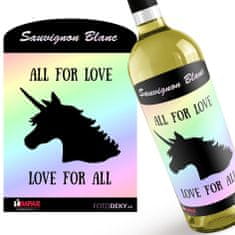 IMPAR SUBLIMACE Víno LGBT Unicorn - Bílé víno