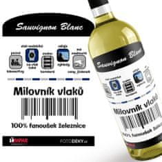 IMPAR SUBLIMACE Víno Milovník vlaků 100% - Bílé víno