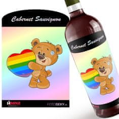 IMPAR SUBLIMACE Víno LGBT Bear - Červené víno