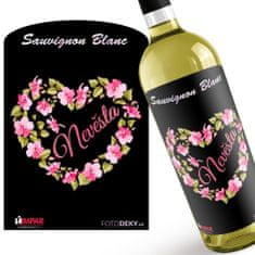 IMPAR SUBLIMACE Víno Nevěsta – srdce z květin - Bílé víno