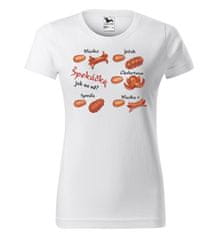 IMPAR SUBLIMACE Tričko Špekáčky - Velikost - L;Typ - pro ženy;Barva trička - Bílá