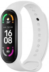 RhinoTech Řemínek pro Xiaomi Mi Band 6, bílá (RTACC055)