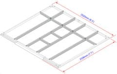 Duramax Podlahové profily pro domky 6,3 m2