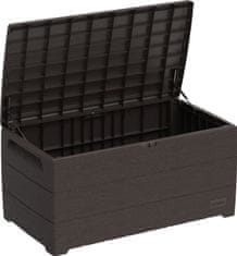 Duramax Plastový zahradní úložný box Durabox 129,5 x 70 x 62,5 cm, 416 l - hnědý