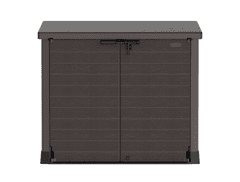 Duramax Plastový úložný box StoreAway 145 x 125 x 82,5 cm, 1200 l - hnědý