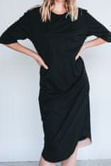 nanoSPACE Černé minimalistické šaty TUNIQ – nanoSPACE by LADA Velikost: S