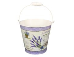 Ceramicus Kbelík LAVENDER DE PROVENCE d 15 x 15 cm plechový