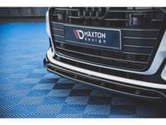 Maxton Design spoiler pod přední nárazník ver.3 pro Audi A6 S6/RS6/A6 S-Line/C8, černý lesklý plast ABS