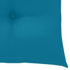 Vidaxl Podušky na židle 4 ks svetlě modré 40 x 40 x 7 cm textil