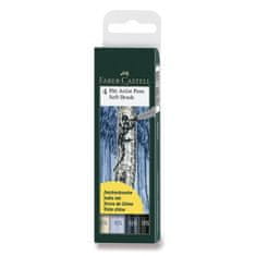 Faber-Castell Popisovač Faber Castell Pitt Artist PenSoftBrush plast.4ks