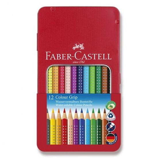 Faber-Castell Pastelka Faber Castell Grip 2001 plech.krabička 12ks