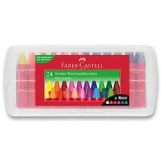 Faber-Castell Voskovky Faber Castell trojhranné Jumbo plast.krabička 24ks