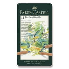 Faber-Castell Pastelky uměl. Faber Castell Pitt Pastell plech.krab. 12ks