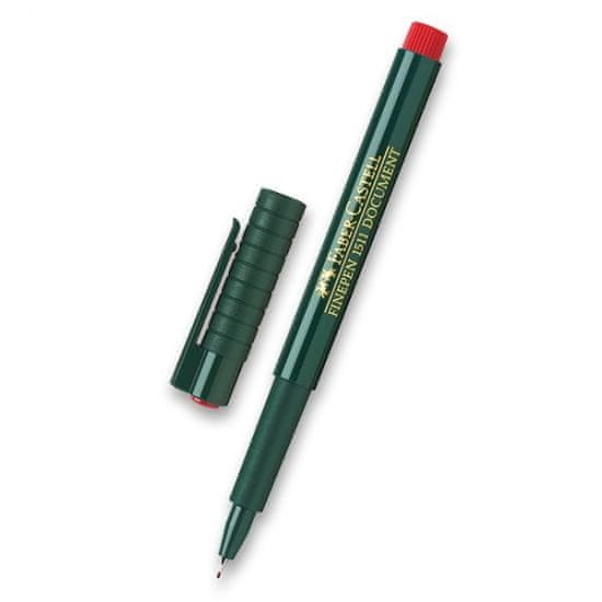 Faber-Castell Popisovač Faber Castell FINEPEN 1511 červený