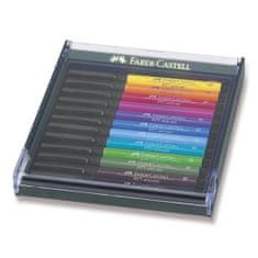 Faber-Castell Popisovač Faber Castell Pitt Artist Pen Brush 12ks zákl.