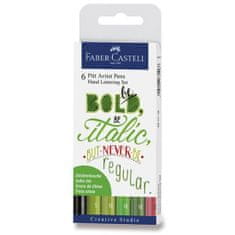 Faber-Castell Popisovač Faber Castell Pitt Artist Pen HandletteringII 6ks