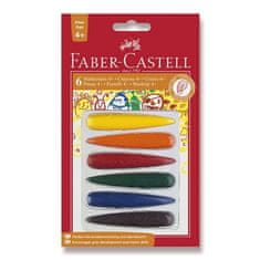 Faber-Castell Plastové pastelky do dlaně Faber Castell 4+ 6ks BL