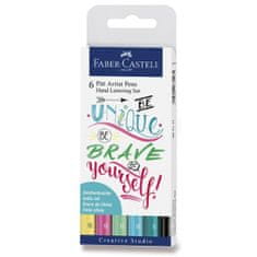 Faber-Castell Popisovač Faber Castell Pitt Artist Pen Handlettering I 6ks