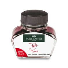 Faber-Castell Inkoust Faber Castell ve skleněné lahvičce 30ml červená