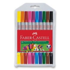 Faber-Castell Oboustrané fixy Faber-Castell 10 ks