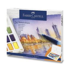 Faber-Castell Vodové barvy Faber Castell s paletou 24 ks