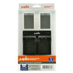 Jupio Set Jupio 2x baterie PS-BLS5 / PS-BLS50 - 1210 mAh a duální nabíječka pro Olympus