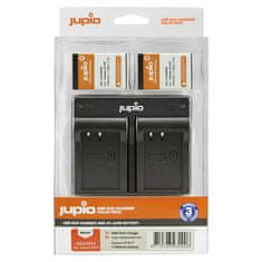 Jupio Set Jupio 2x LP-E17 1100mAh + USB duální nabíječka