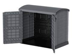 Plastový úložný box StoreAway ARC 145 x 125 x 82,5 cm, 1200 l - šedý