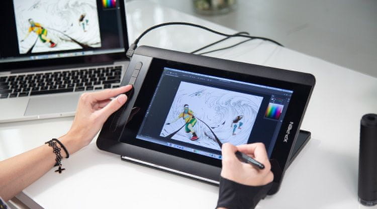 Přenosný stojan na tablet (AC18) XPPEN pro tablety stylový doplněk kvalitní hliník praktický stabilní výdrž každý povrch pevná konstrukce