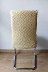 Home Elements  Potah na židli, barva béžová Množství: 1 ks, Rozměry: 38x38x45 cm