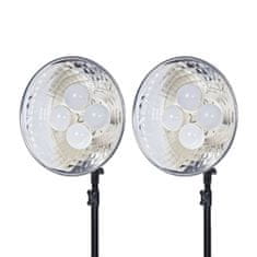 Doerr set 2x DL-400 LED 4x25W, stojany