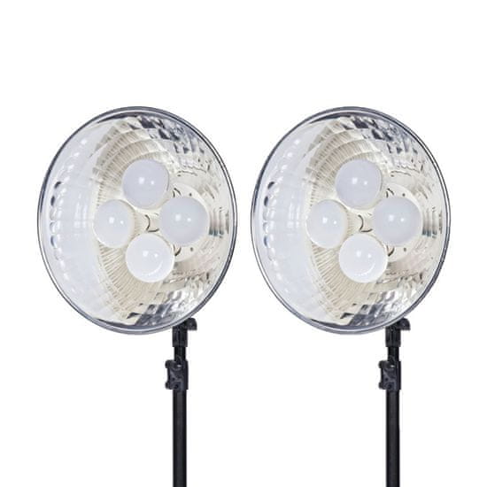 Doerr set 2x DL-400 LED 4x25W, stojany