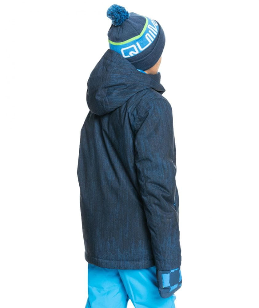 Quiksilver chlapecká lyžařská/snowboardová bunda Mission printed youth jk EQBTJ03148-BSN5 8 tmavě modrá