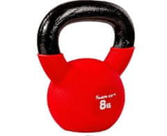 Greatstore Kettlebell činka neoprenová červená - 8 kg